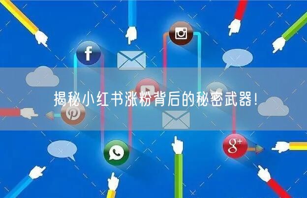 揭秘小红书涨粉背后的秘密武器！