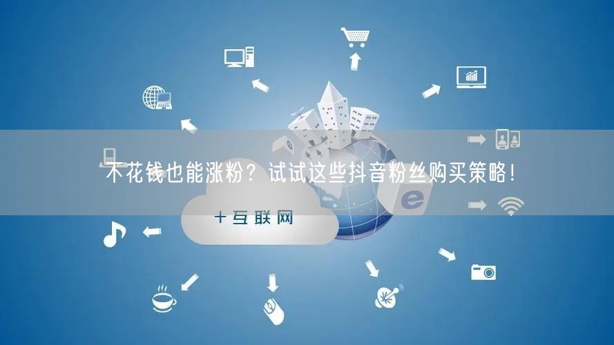 不花钱也能涨粉？试试这些抖音粉丝购买策略！