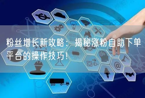 粉丝增长新攻略：揭秘涨粉自助下单平台的操作技巧！