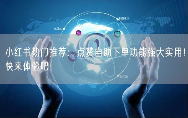 小红书热门推荐:点赞自助下单功能强大实用!快来体验吧!