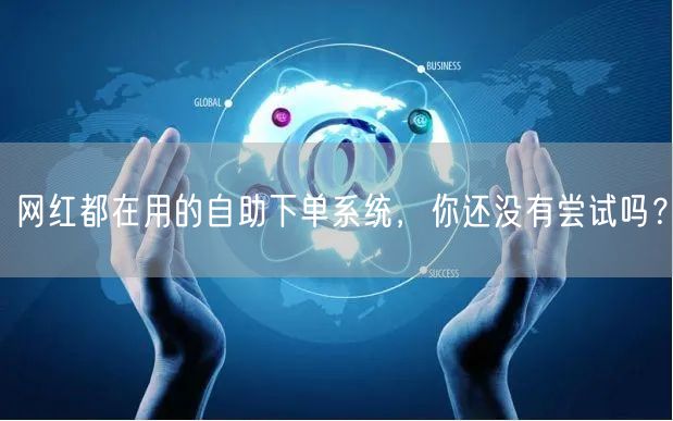 网红都在用的自助下单系统，你还没有尝试吗？