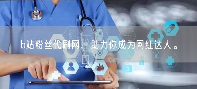b站粉丝代刷网,助力你成为网红达人。