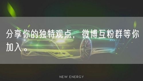 分享你的独特观点，微博互粉群等你加入。