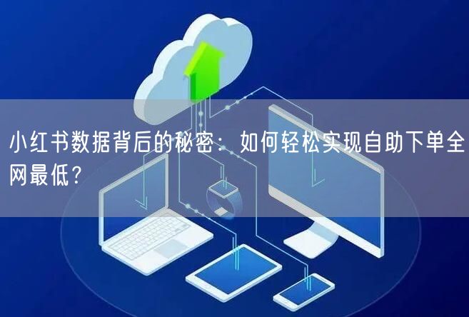 小红书数据背后的秘密：如何轻松实现自助下单全网最低？