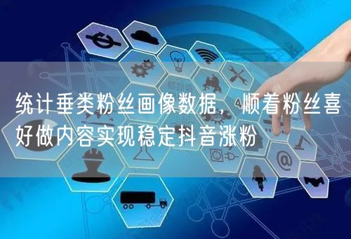 统计垂类粉丝画像数据，顺着粉丝喜好做内容实现稳定抖音涨粉