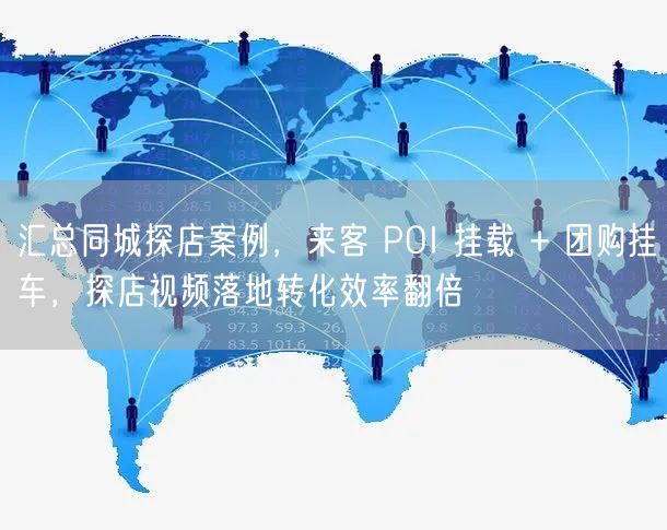 汇总同城探店案例，来客 POI 挂载 + 团购挂车，探店视频落地转化效率翻倍