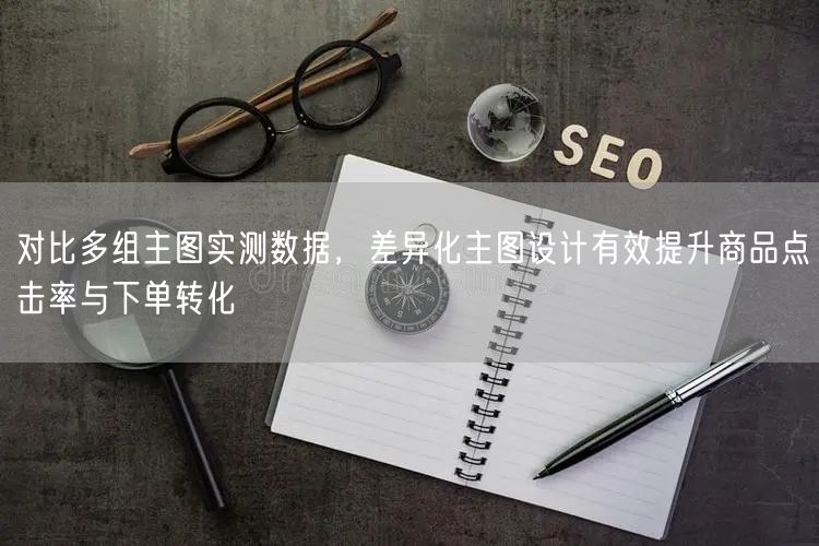 对比多组主图实测数据，差异化主图设计有效提升商品点击率与下单转化