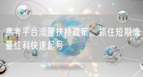 参考平台流量扶持政策，抓住短期流量红利快速起号