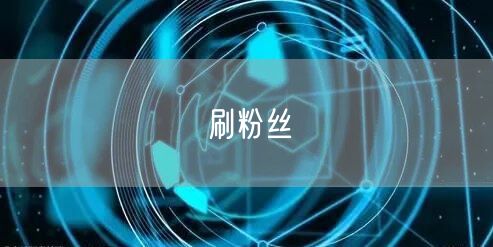 刷粉丝