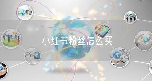 小红书粉丝怎么买